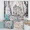 Designart - Haunted Castle In The Woods - Traditional Canvas Wall Art Print